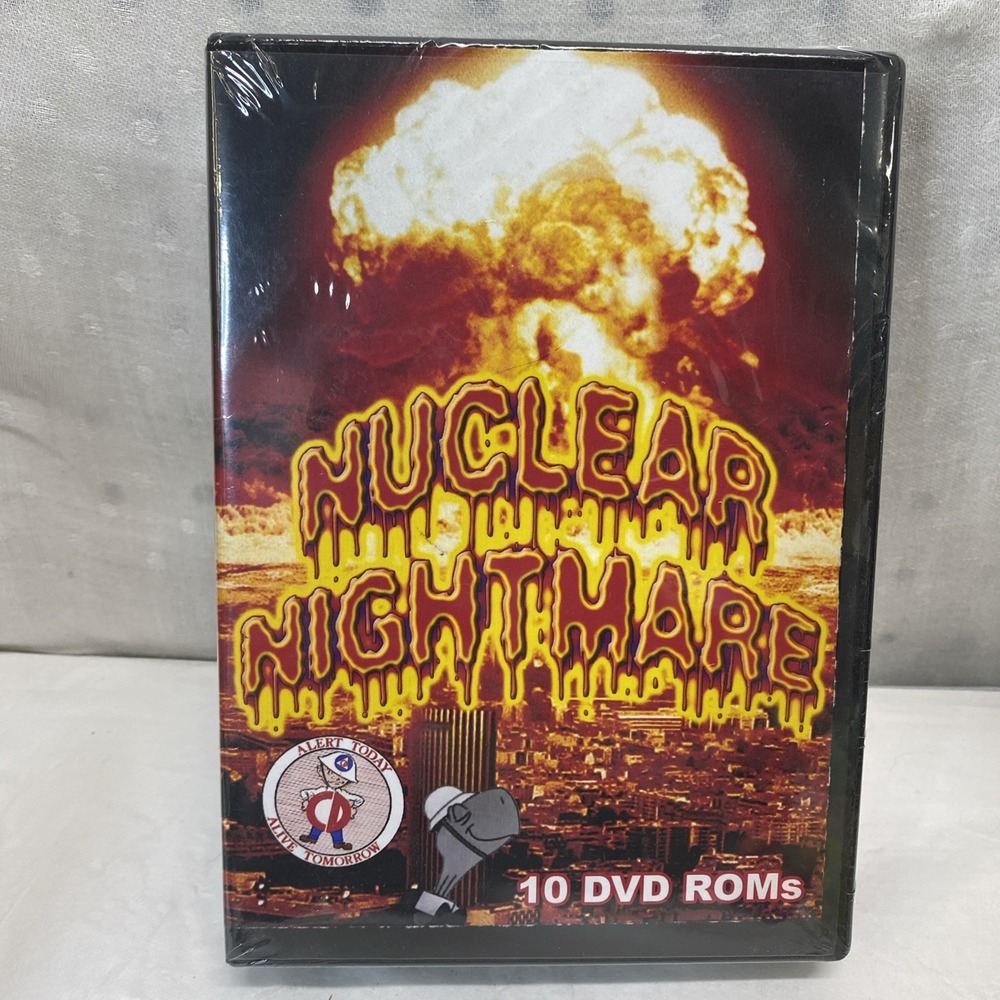 Nuclear Nightmare 10 Dvd Roms Set 2014 Computer Use Oddity HTF